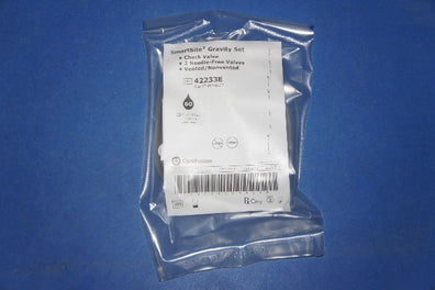 CareFusion 42233E Alaris Gravity Set 60 Drop Check Valve (x) ~ Box of 100